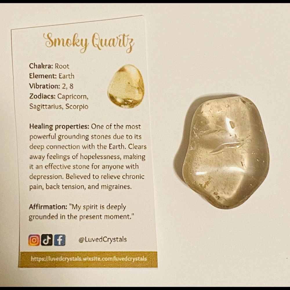 LuvedCrystals Beginners Healing Crystal Kit🎀 - Picture 12 of 13